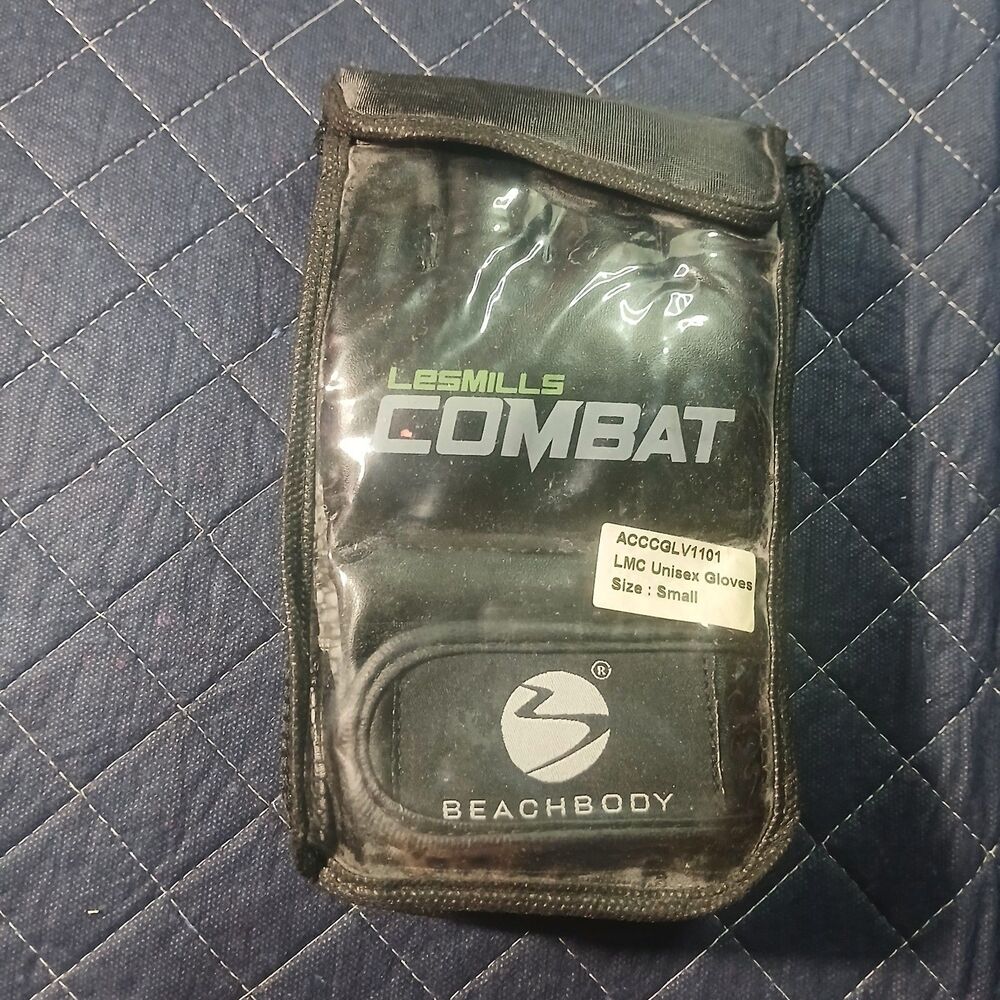 Les Mills Combat Beach Body Workout Training Gloves Unisex Sz Small
